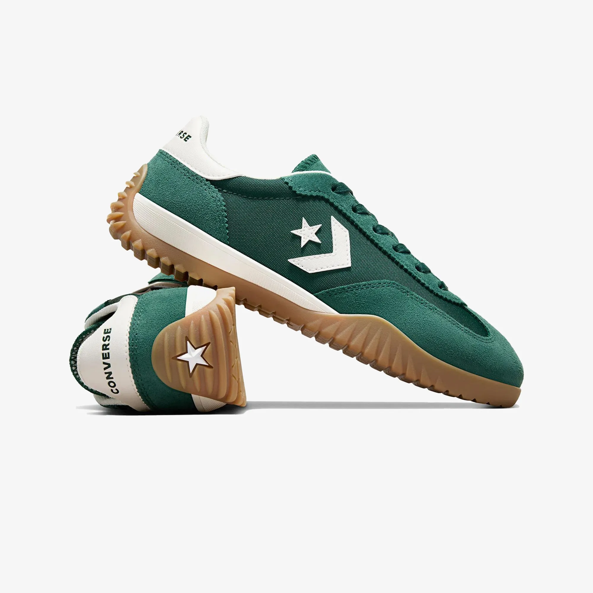 QuickDry CONVERSE | RUN STAR TRAINER LOW { GREEN/EGRET/WHITE