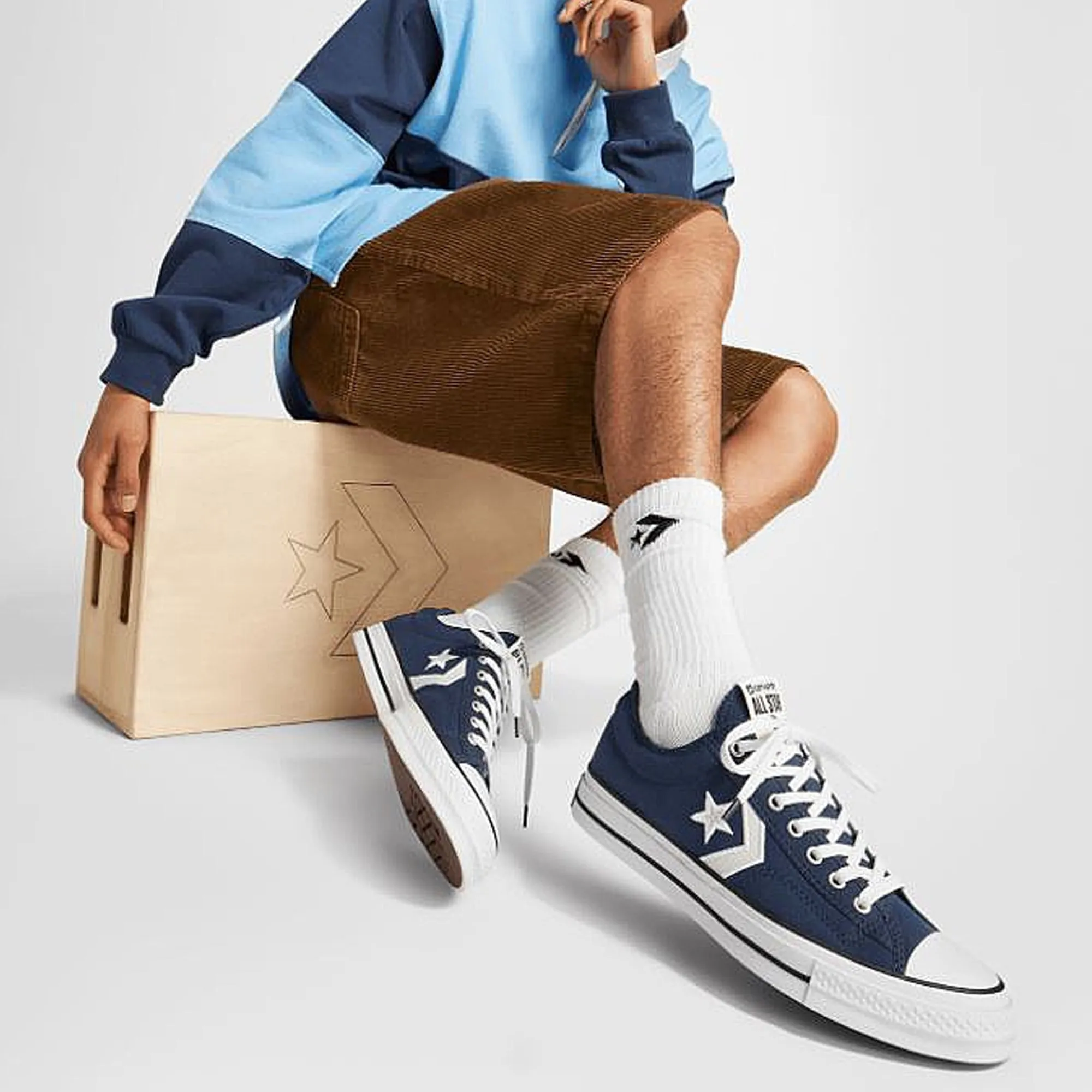Converse | STAR PLAYER 76 { BLUE/WHITE Comfort Slip Iconic silhouette