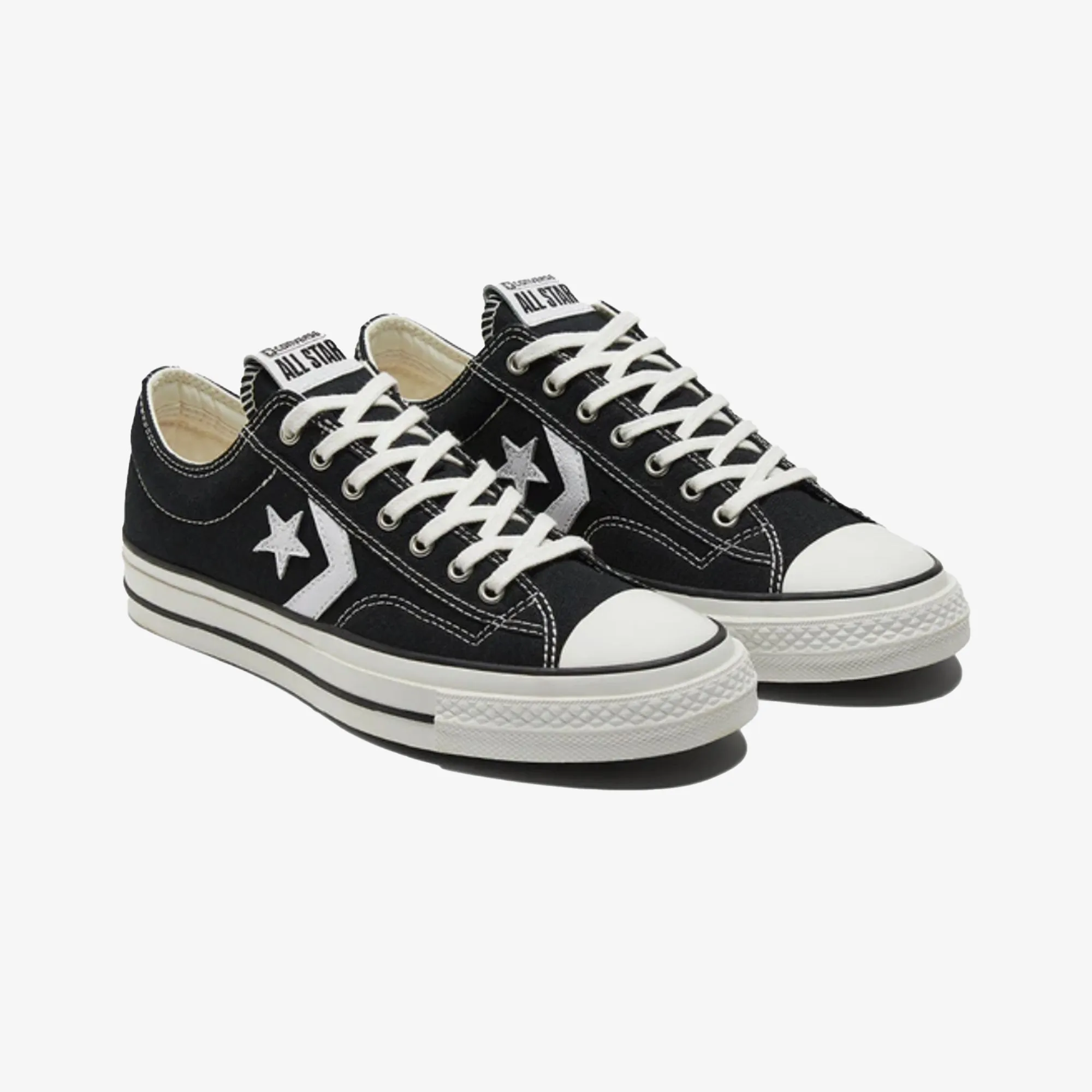 Classy Fit Converse | STAR PLAYER 76 PREMIUM CANVAS { BLACK