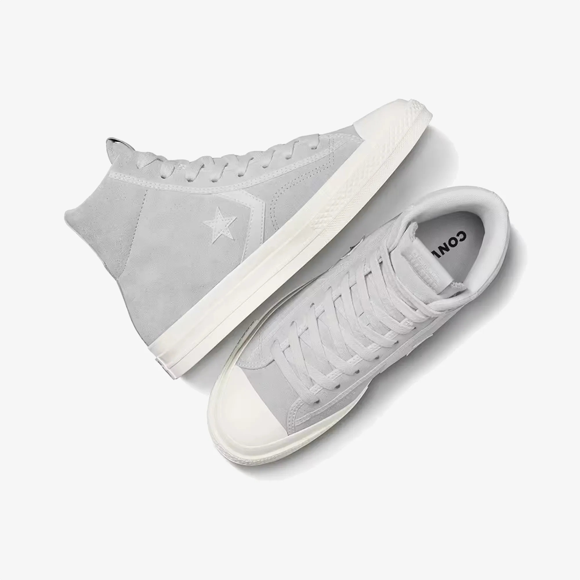 Smooth Wear Fit Easy CONVERSE | STAR PLAYER 76 SUEDE { GREY/WHITE