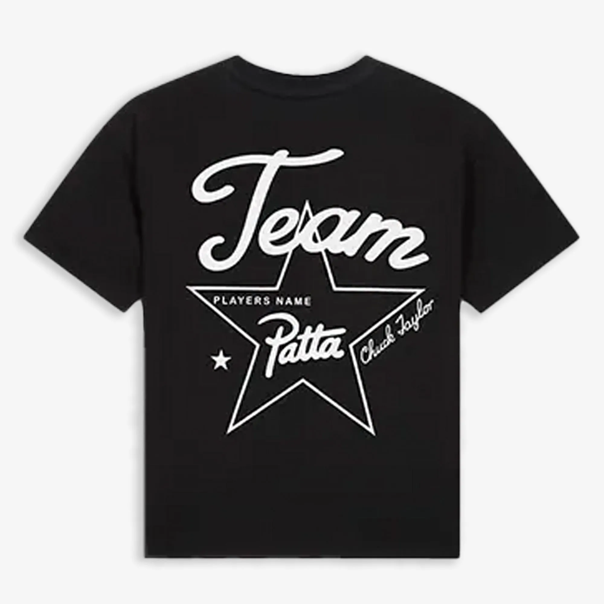 High Speed Glam traction Converse | X PATTA ANNIVERSARY TEE { BLACK