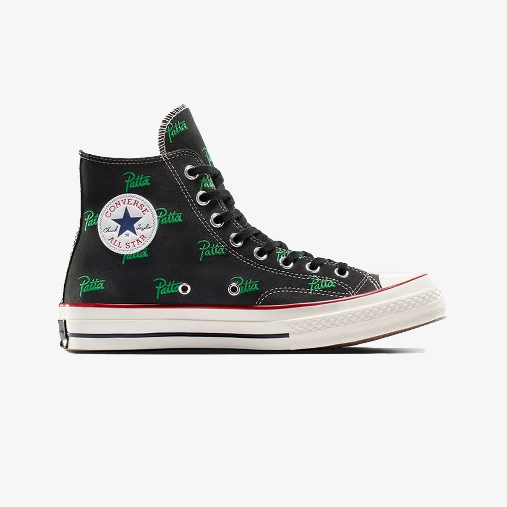 Traction Optimized CONVERSE | X PATTA CHUCK 70 { BLACK/GREEN