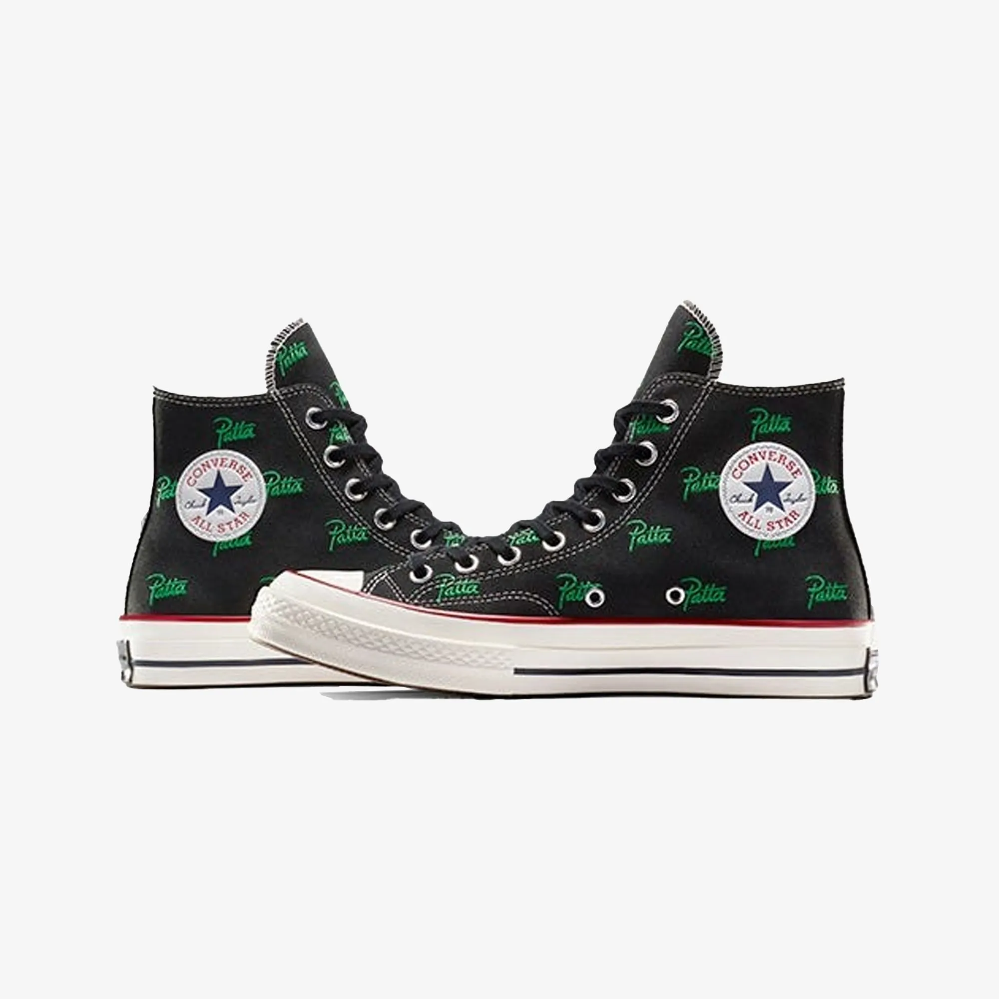 Ventilated CONVERSE | X PATTA CHUCK 70 { BLACK/GREEN