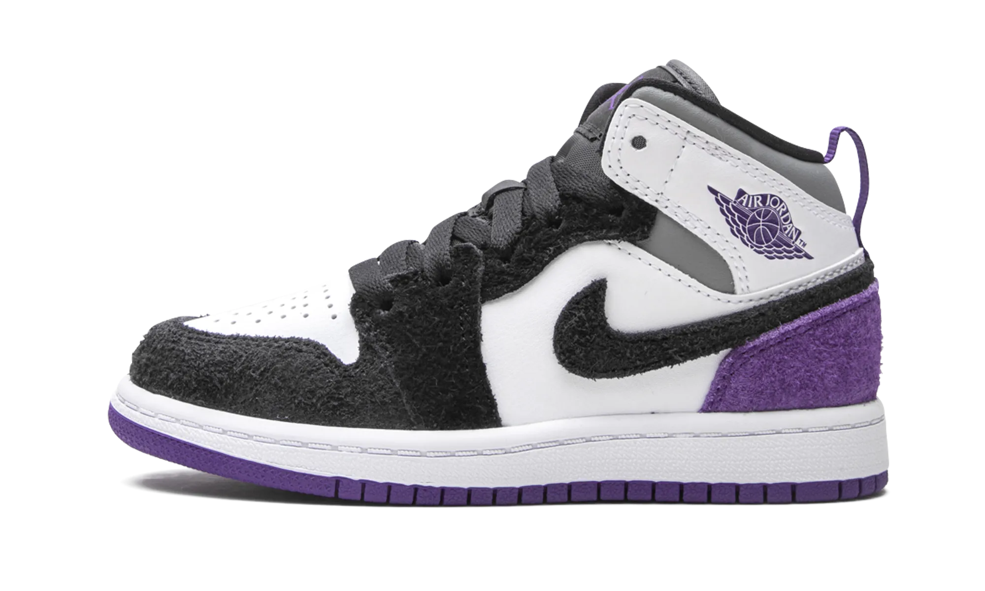 Air Jordan 1 Mid PS "Purple" No Seam Interior Easy Slip On