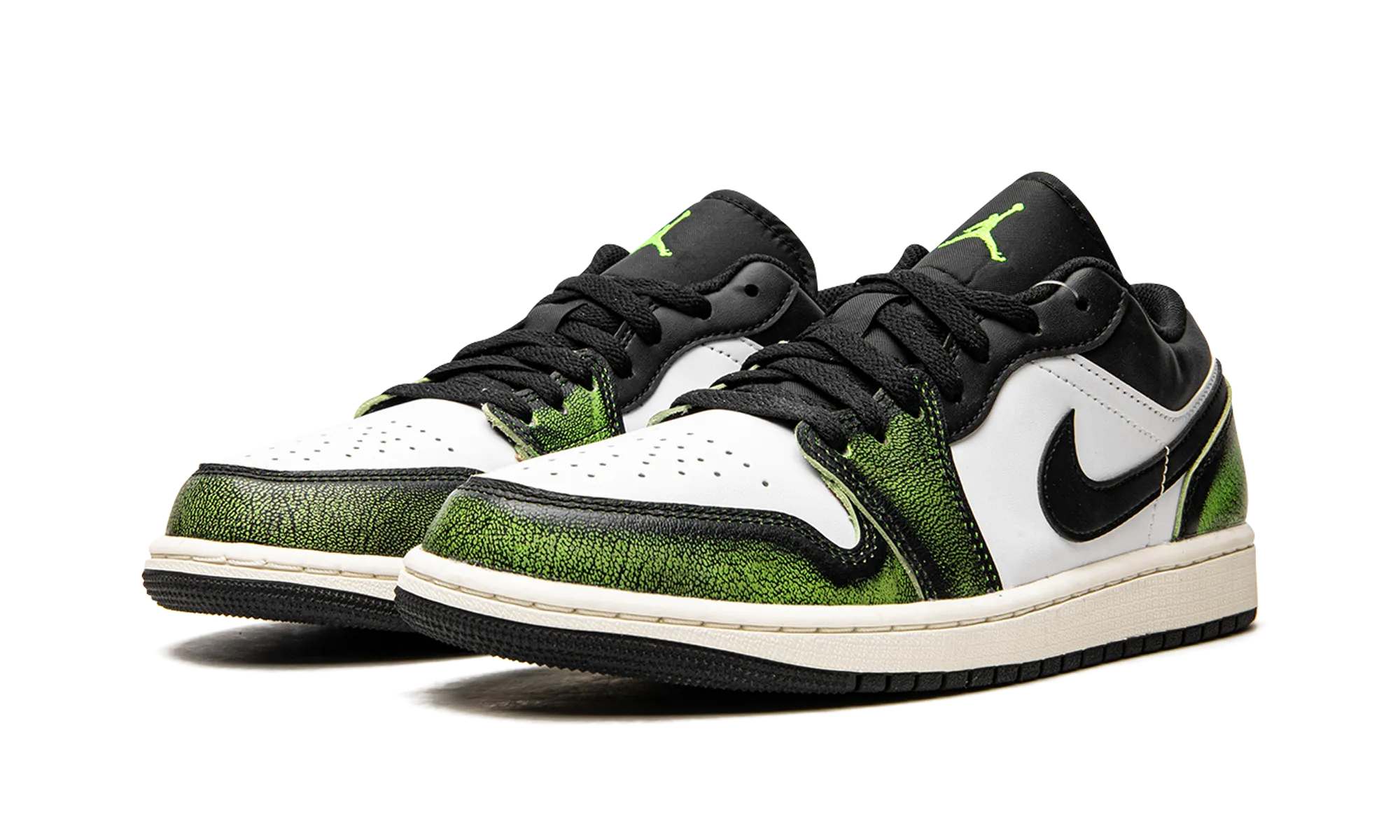 Shock Dispersing Tech Air Jordan 1 Low SE "Wear Away - Electric Green"