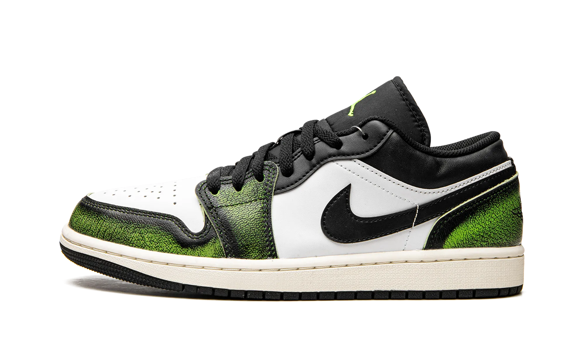 Neutral Step Secure Step Air Jordan 1 Low SE "Wear Away - Electric Green"