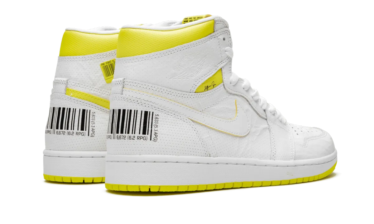 City Runner Contoured Footbed Geometry Air Jordan 1 "First Class Flight White"