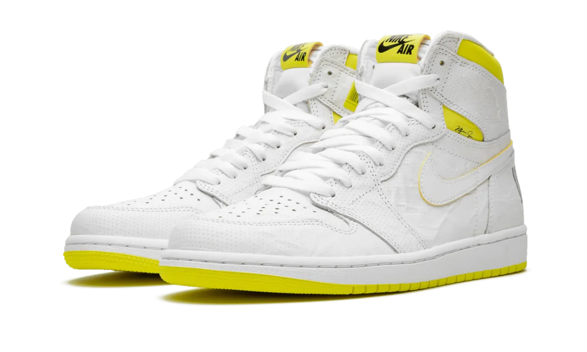 Dual Density Outsoles Hyperelastic Foam Air Jordan 1 "First Class Flight White"