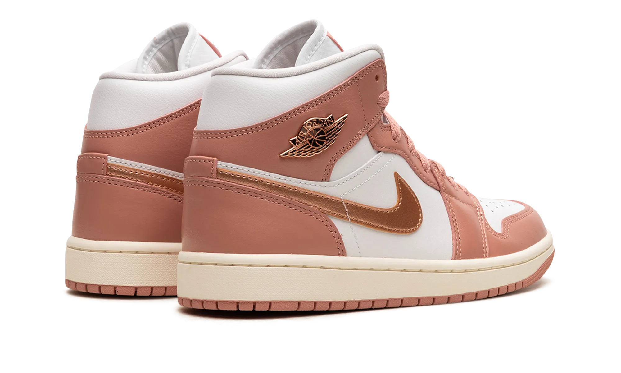 AIR JORDAN 1 MID WMNS "RED STARDUST" Core Flex