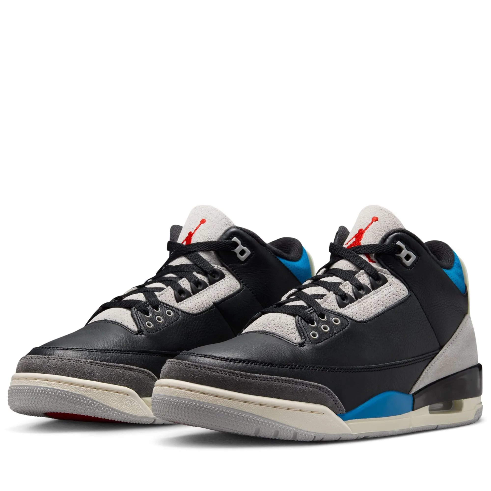 Air Jordan 3 Retro OG 'Rare Air' - Black/Chile Red Structured Feel