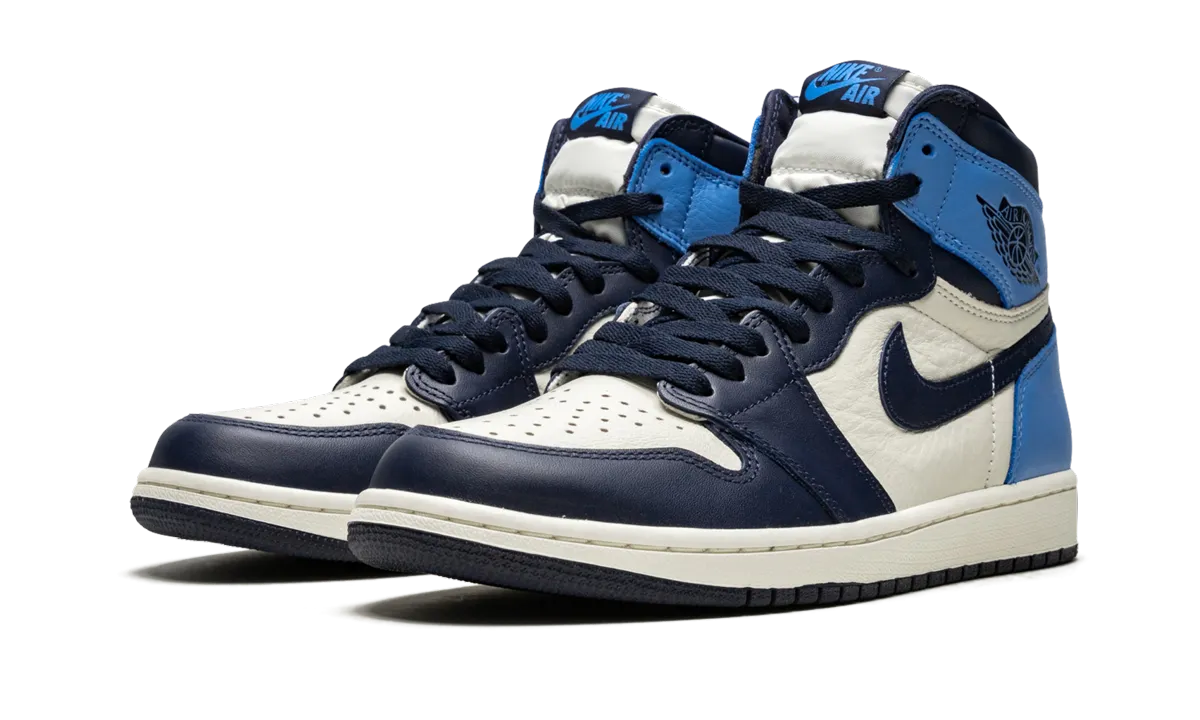 Trail Running Odor Resistant Technology Air Jordan 1 Retro High OG "Obsidian/University Blue"