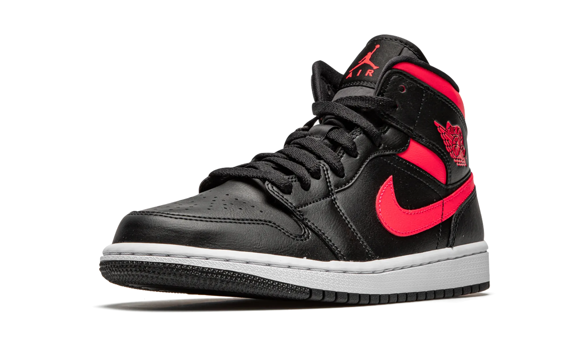 AIR JORDAN 1 MID WMNS "Siren Red" Recycled Polyester Blend