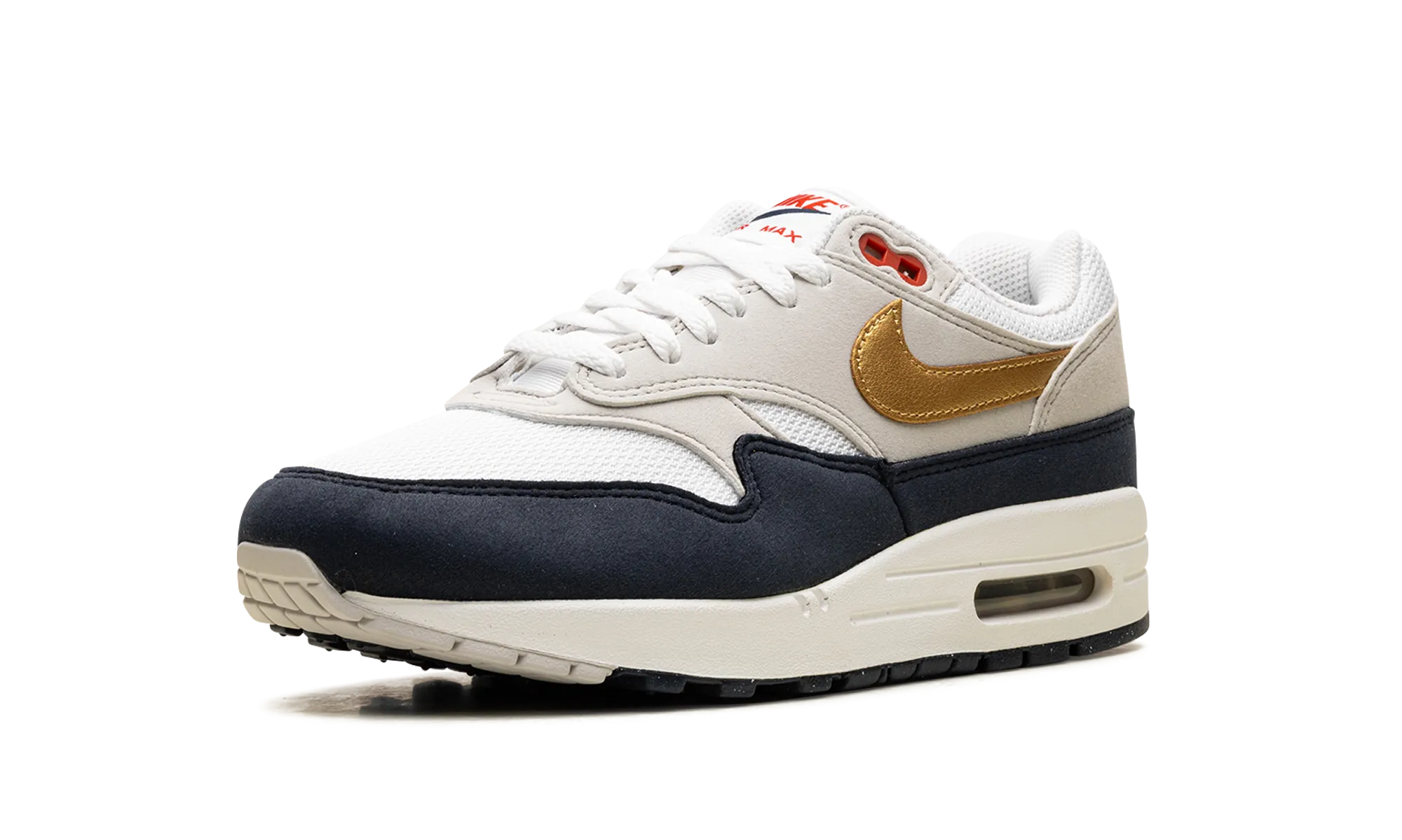 foot - speed running shoes Air Max 1 "White"