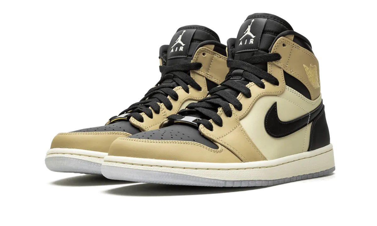 AIR JORDAN 1 RETRO HI PREM WMNS "Mushroom" Cushioned look Impact Dispersing Geometries