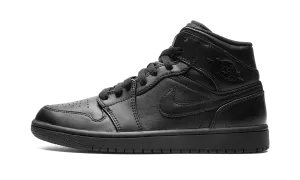 Go Fast Air Jordan 1 Mid "Triple Black"