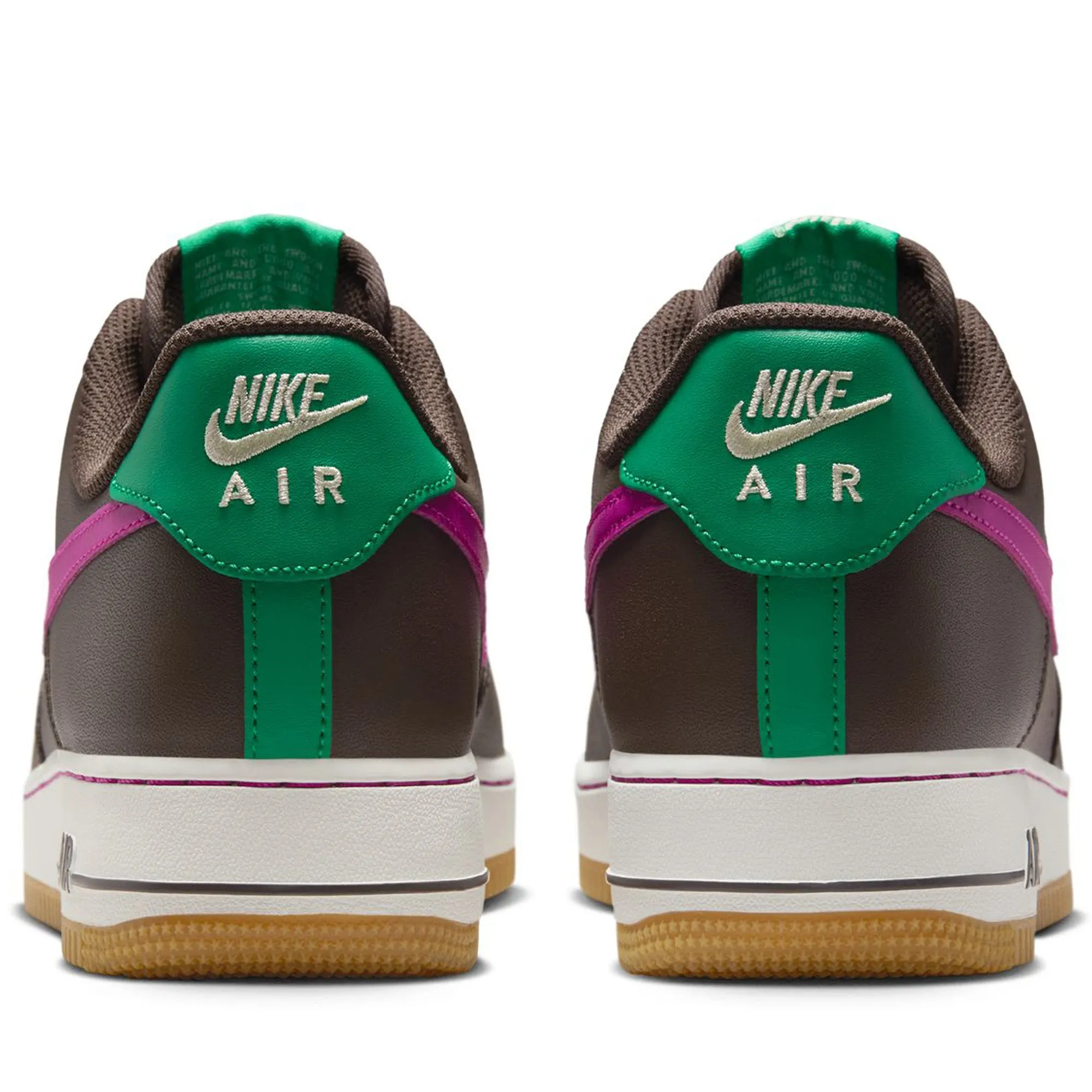 Nike Air Force 1 '07 - Baroque Brown/Vivid Purple Knit Upper Quick Walk