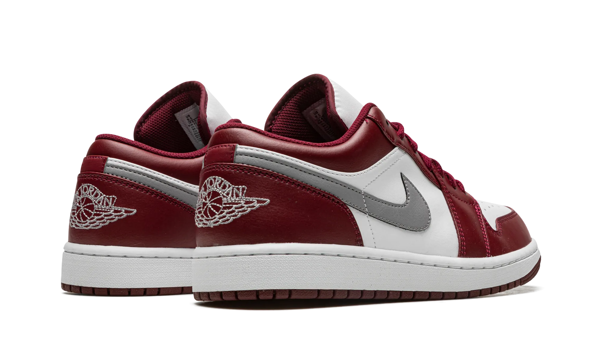 Air Jordan 1 Low "Bordeaux" Basic Tone Basic Style