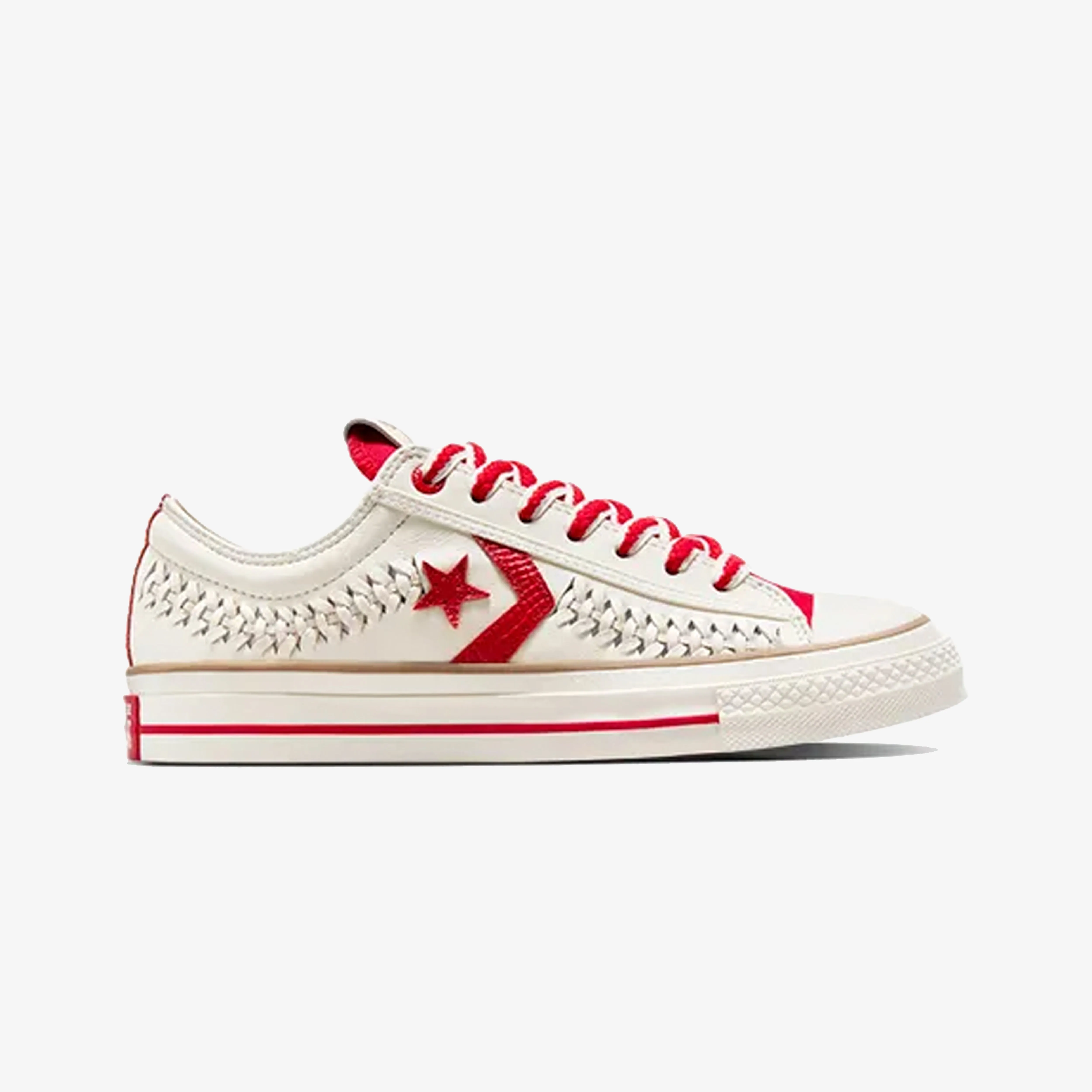 Street Comfort Molded Heel Counter CONVERSE | STAR PLAYER { WHITE/RED