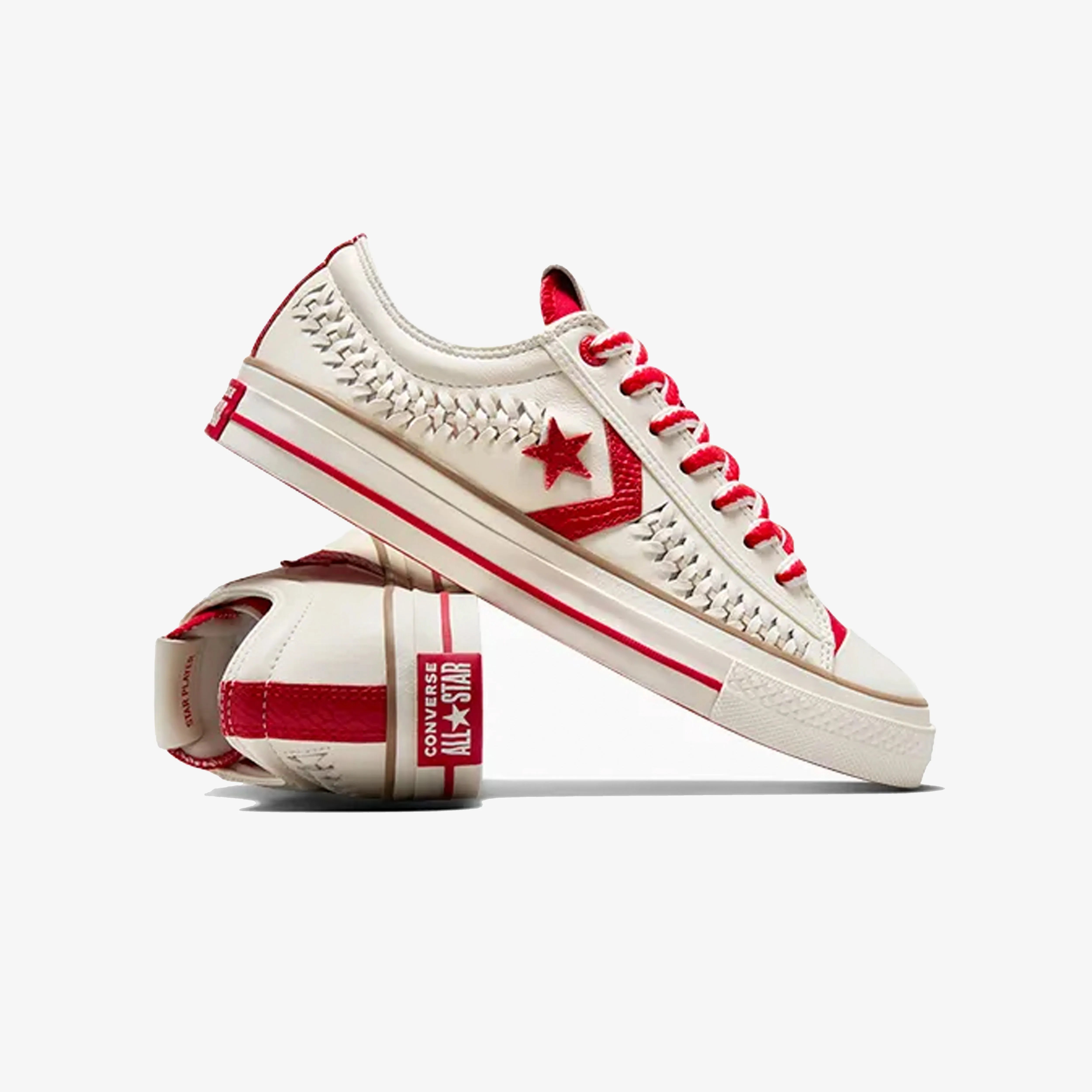 CONVERSE | STAR PLAYER { WHITE/RED Bounce Back Cushion Eco Build