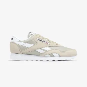 Reebok | CLASSIC NYLON { SPORT BEIGE/WHITE Ergonomic Wellness Seekers Shock absorption
