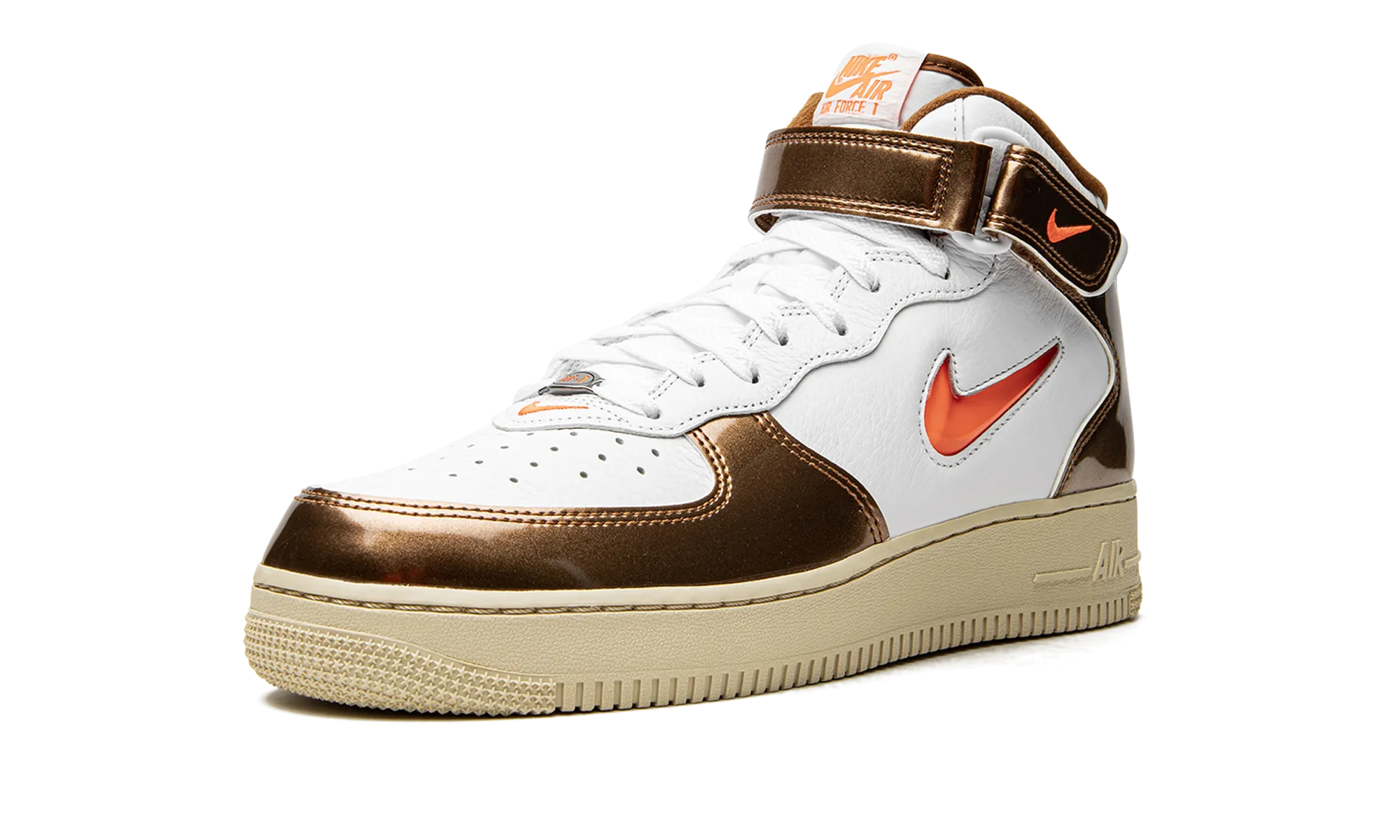 Street Style Ride Soft Comfort Air Force 1 Mid QS "Ale Brown"
