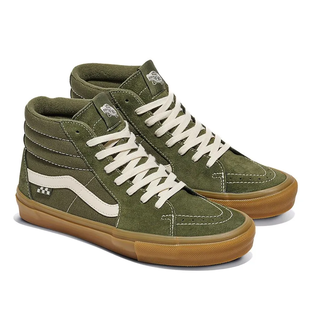 Phylon Midsole Skater Ready Vans Skate Sk8-Hi - Grape Leaf/Gum
