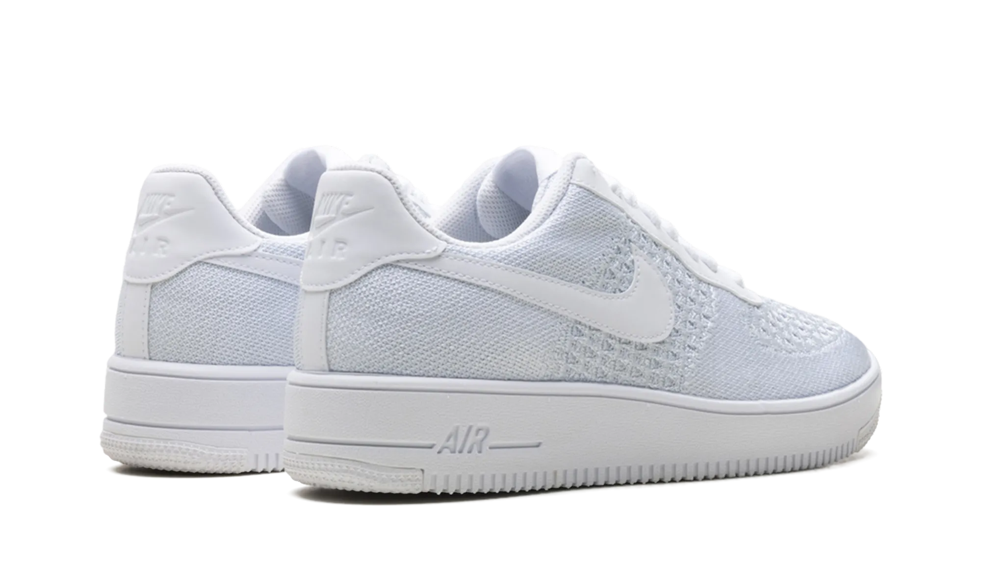 AIR FORCE 1 FLYKNIT LOW 2.0 "PURE PLATINUM" Fast Comfort Flexible Ride