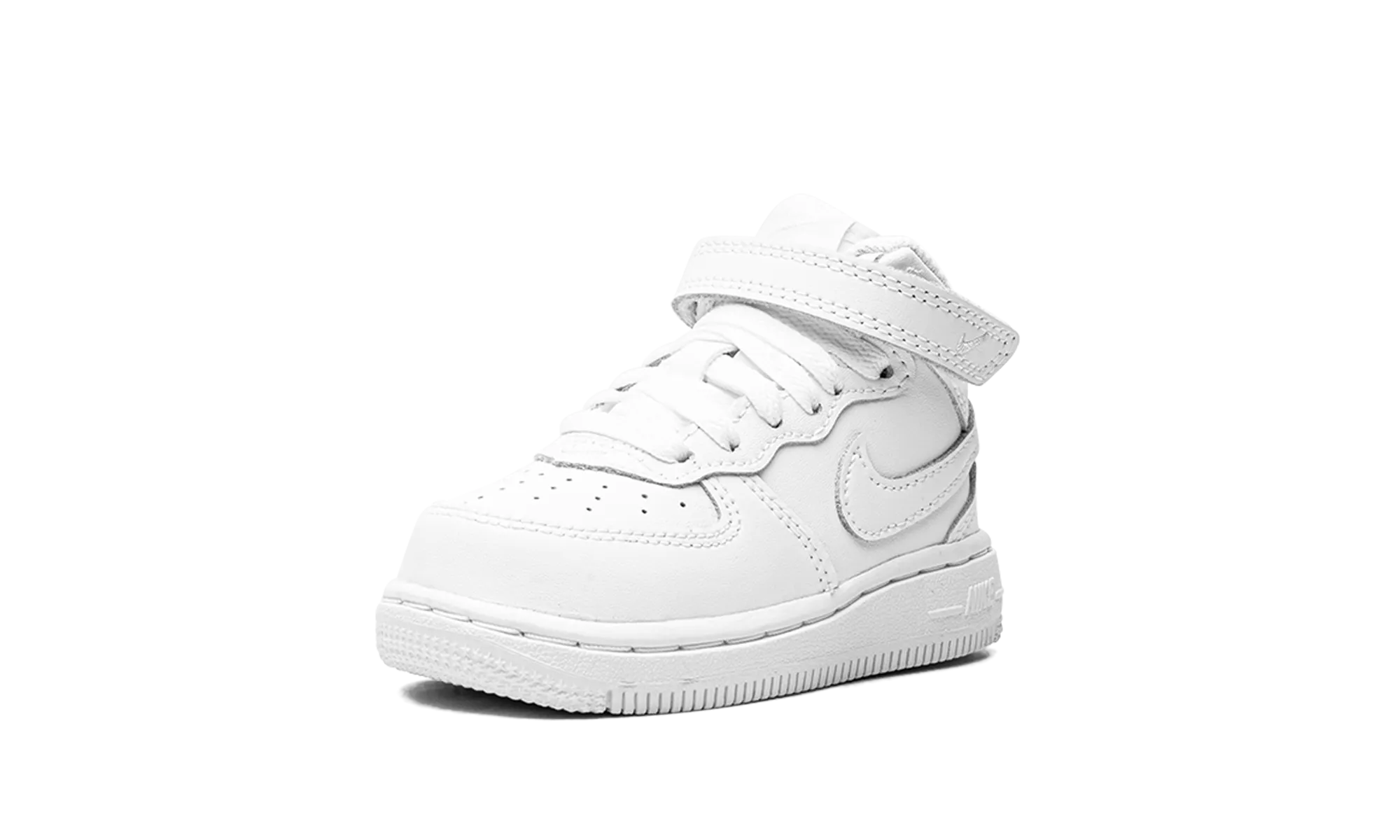 Outdoor Step Fit Air Force 1 Mid TD "White on White"