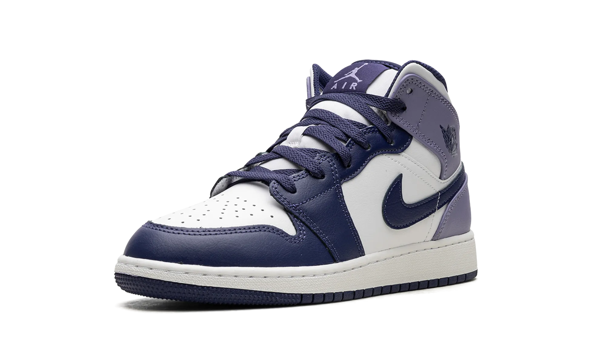 Carbon Fiber Insert Rubber Traction Grip Air Jordan 1 Mid GS "Blueberry"