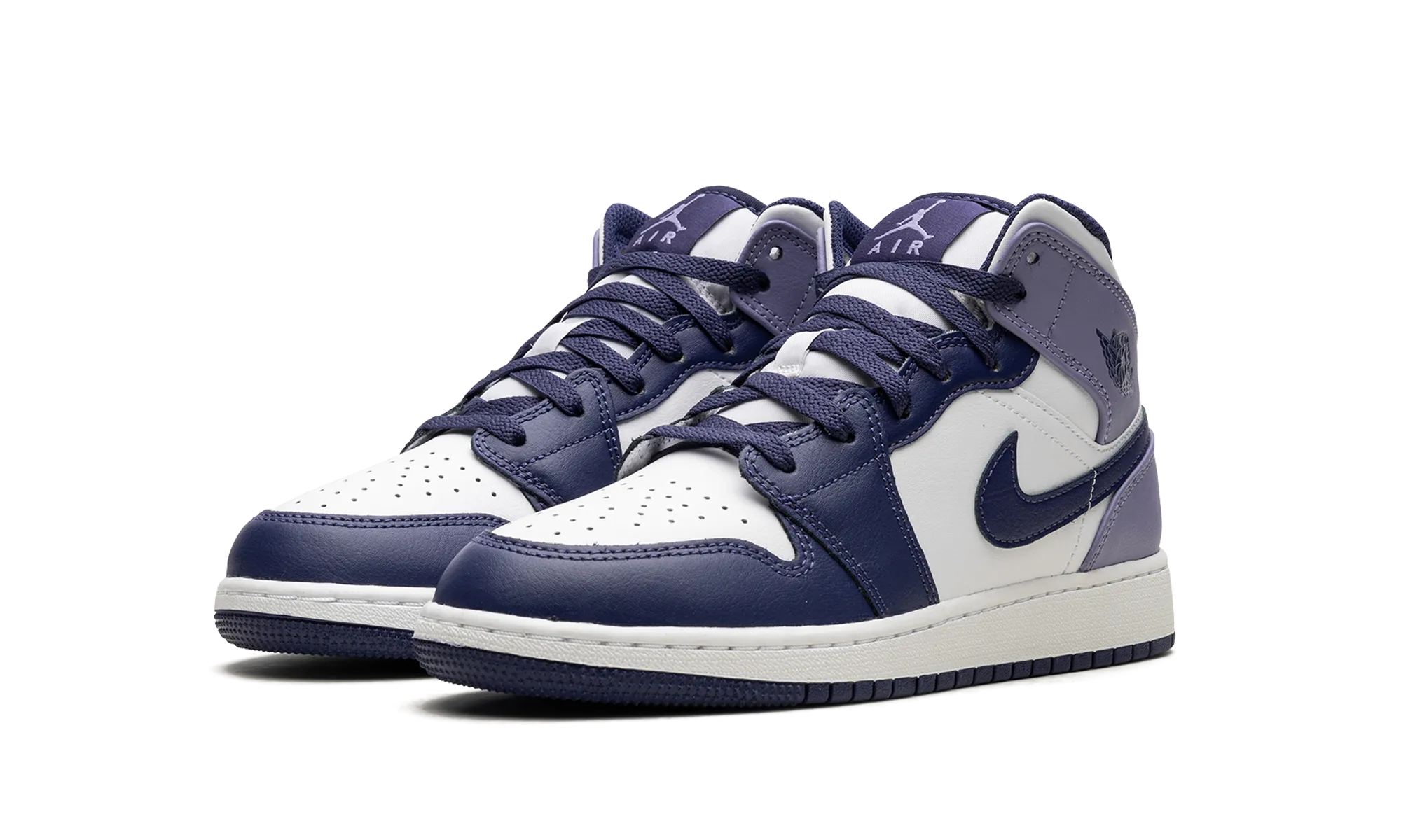 Smooth Entry Easy Grip Air Jordan 1 Mid GS "Blueberry"
