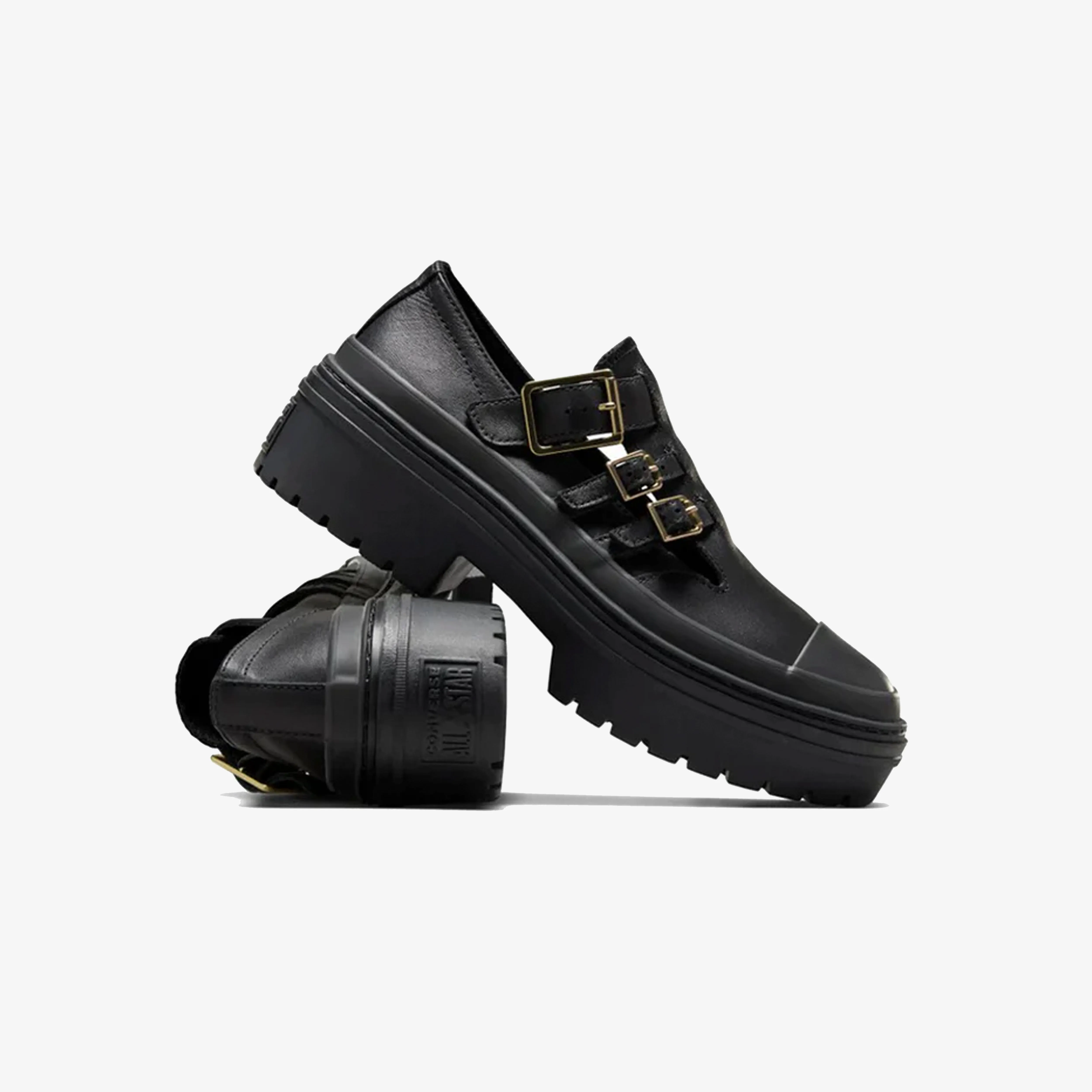 Dynamic chic Running Ease Converse | CHUCK TAYLOR ALL STAR LUGGED HEEL MARY JANE PLATFORM { BLACK