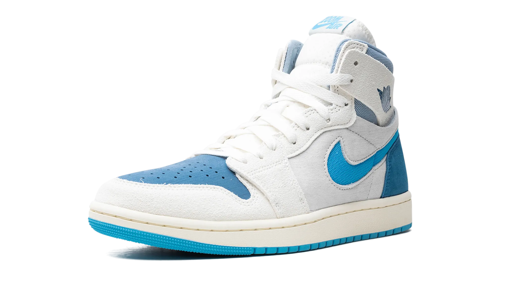 Comfortable Step Air Jordan 1 High Zoom Air CMFT 2 "Dark Powder Blue"