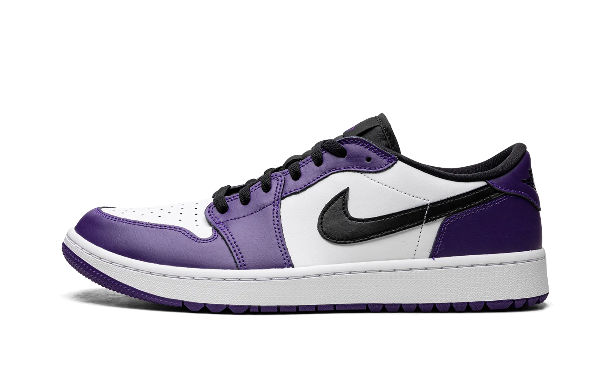 Elastic Collar Air Jordan 1 Low Golf "Court Purple"