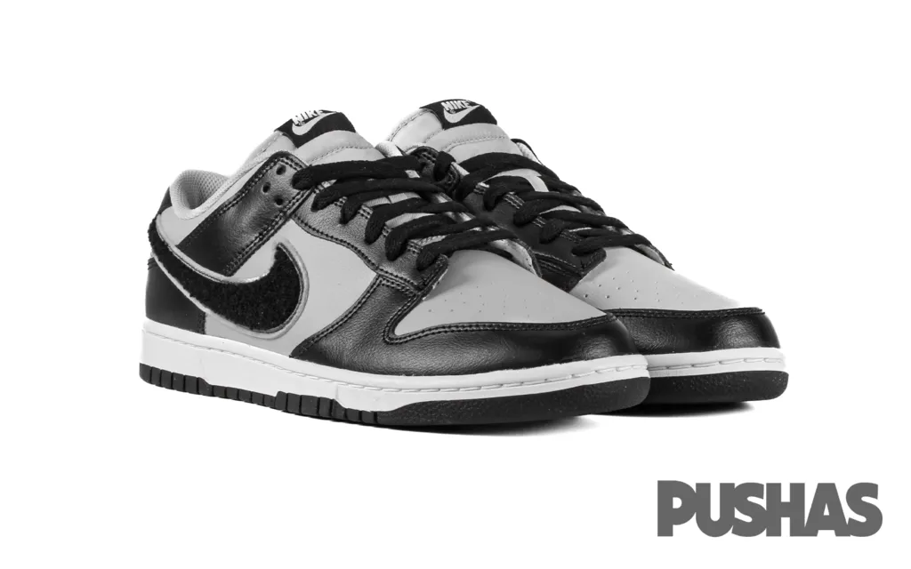Dunk Low Chenille Swoosh 'Black Grey' (2022) Gym Routine