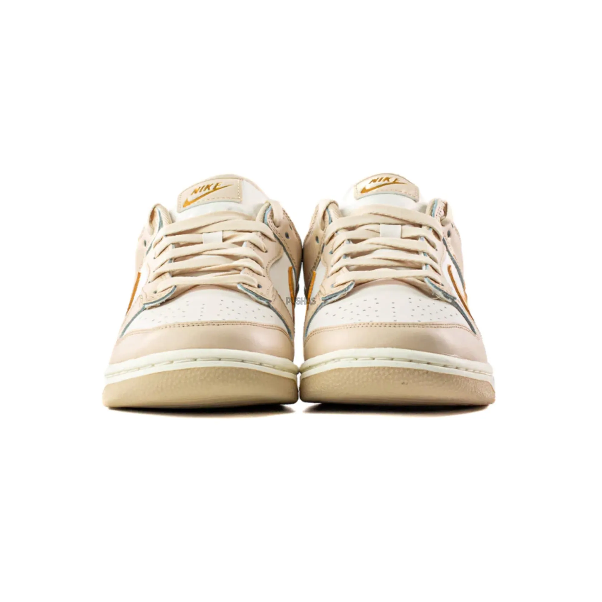 Flexible Midsole Shank Training Ease Dunk Low 'Phantom Metallic Gold / Gold Swoosh' W (2022)