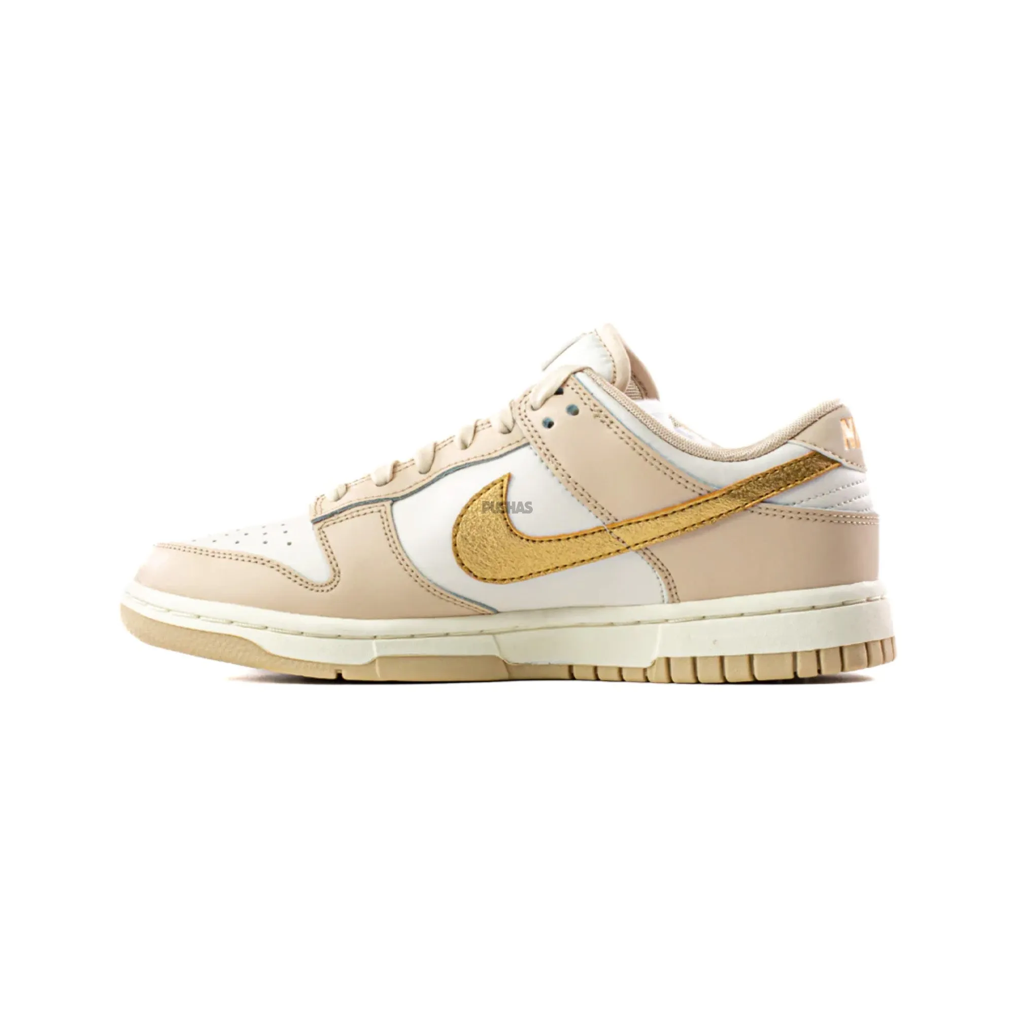 Hiking Shoes Comfort Soft Dunk Low 'Phantom Metallic Gold / Gold Swoosh' W (2022)