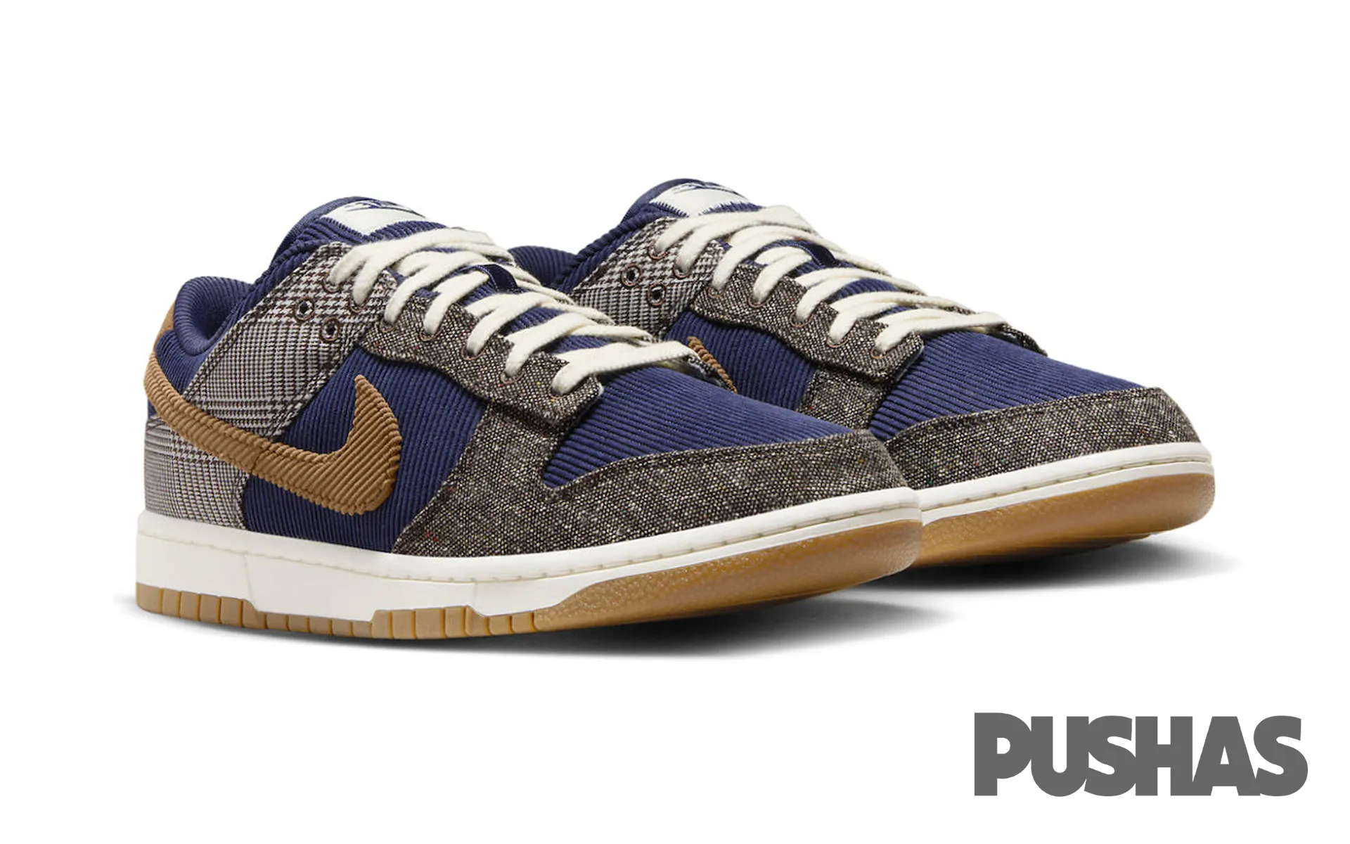 Indoor Dunk Low 'Tweed Midnight Navy Corduroy' (2023)