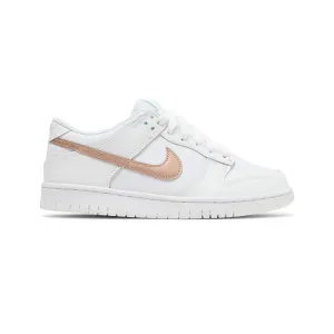 Breath Friendly Comfortable bend Dunk Low 'White Pink' GS (2022)