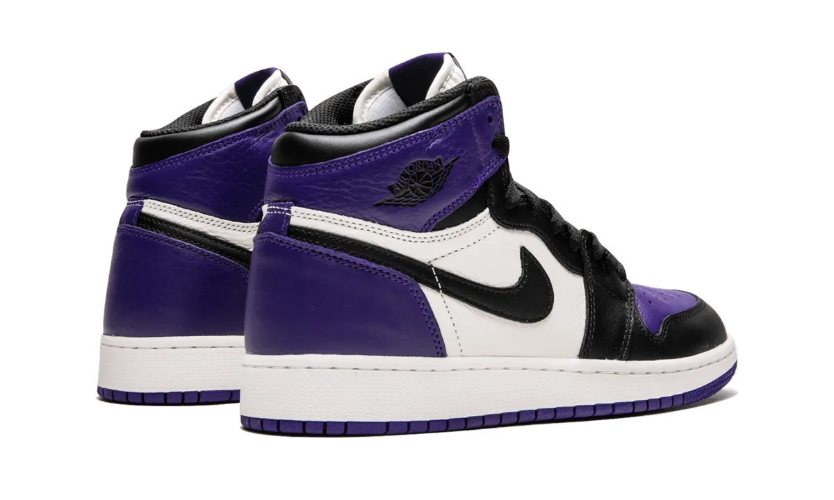 Comfy Texture Air Jordan 1 Retro GS "Court Purple"