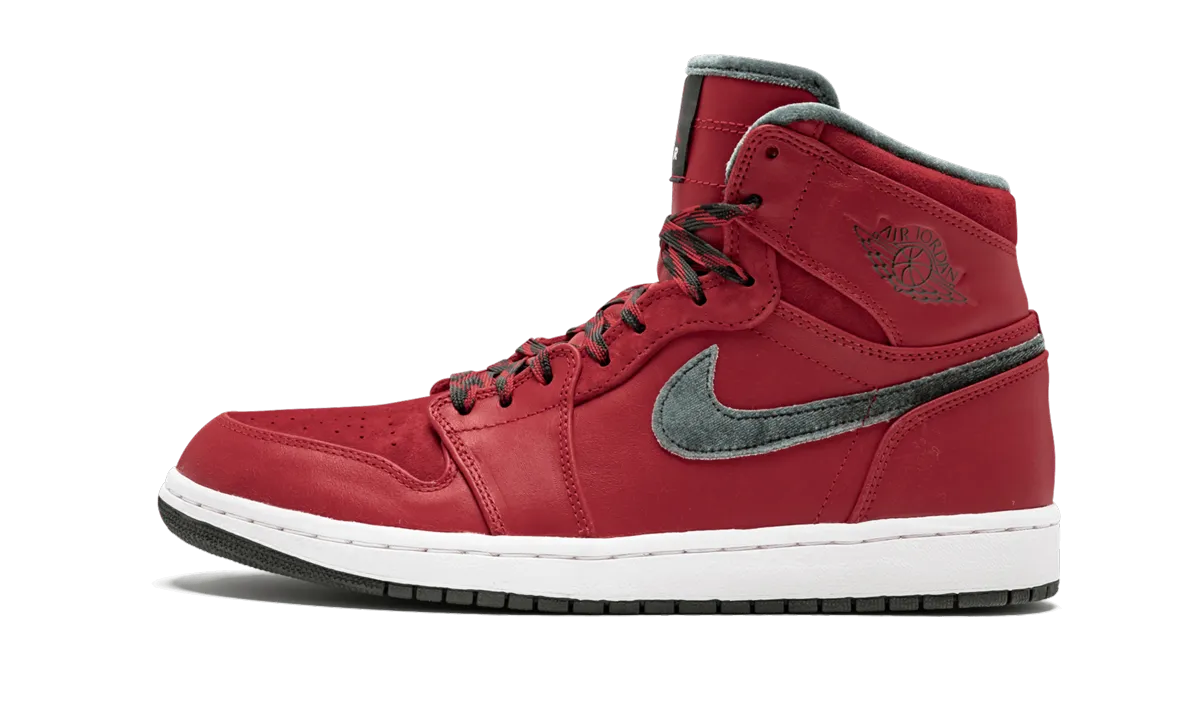 Air Jordan 1 Retro Hi Premier "Red Gucci" Non Marking Soles All-around ease