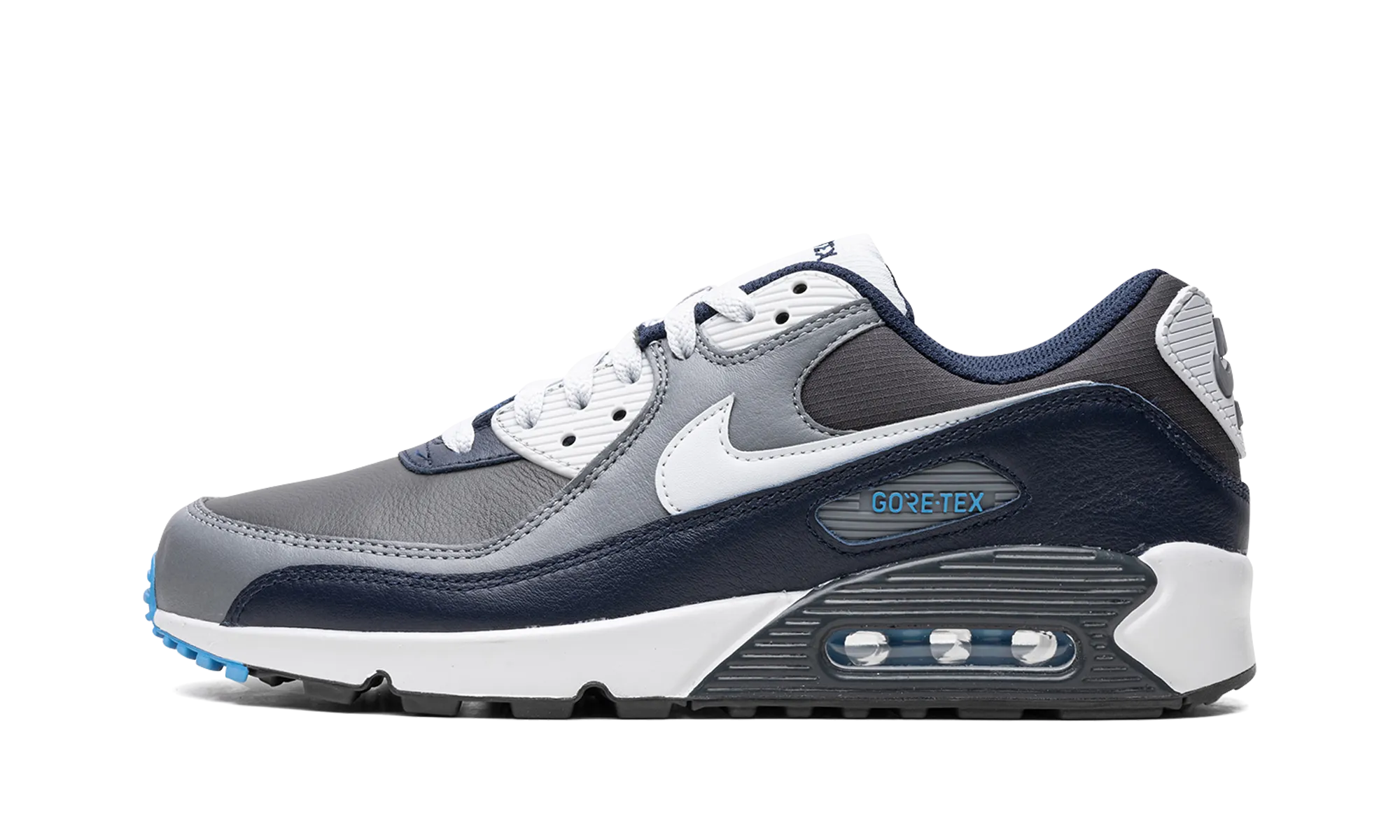 kids' style adjustable - fit shoes Air Max 90 Gore-Tex "Anthracite / Obsidian"