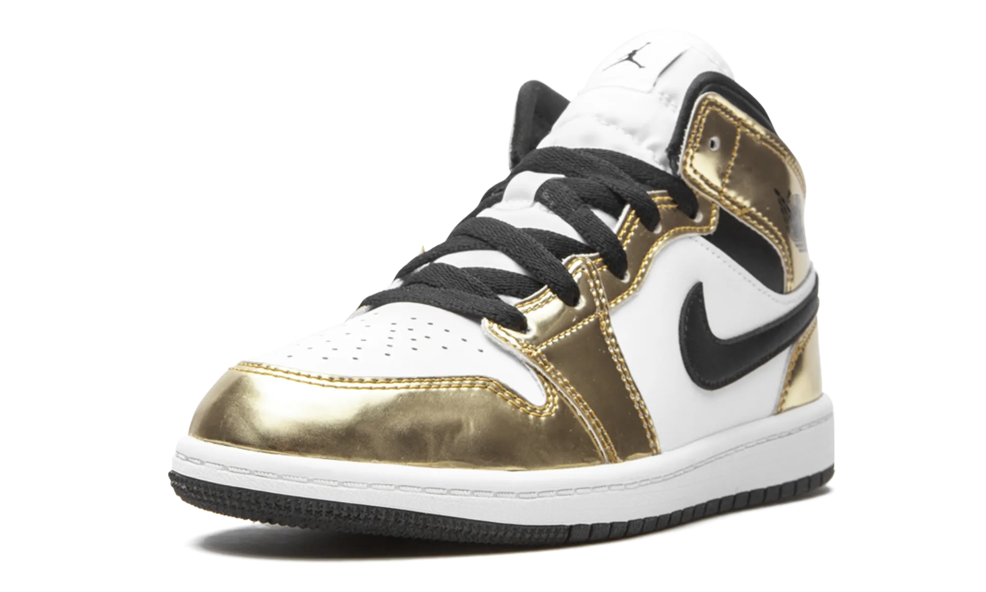 AIR JORDAN 1 MID SE PS "Metallic Gold" Enhanced grip