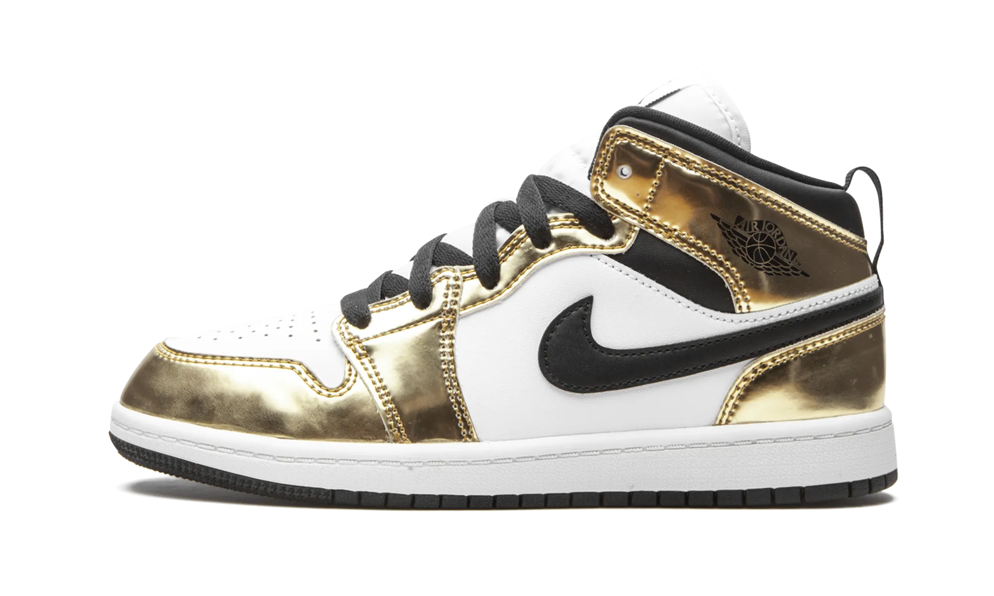 Pressure Relief Insoles Thermo Regulating AIR JORDAN 1 MID SE PS "Metallic Gold"