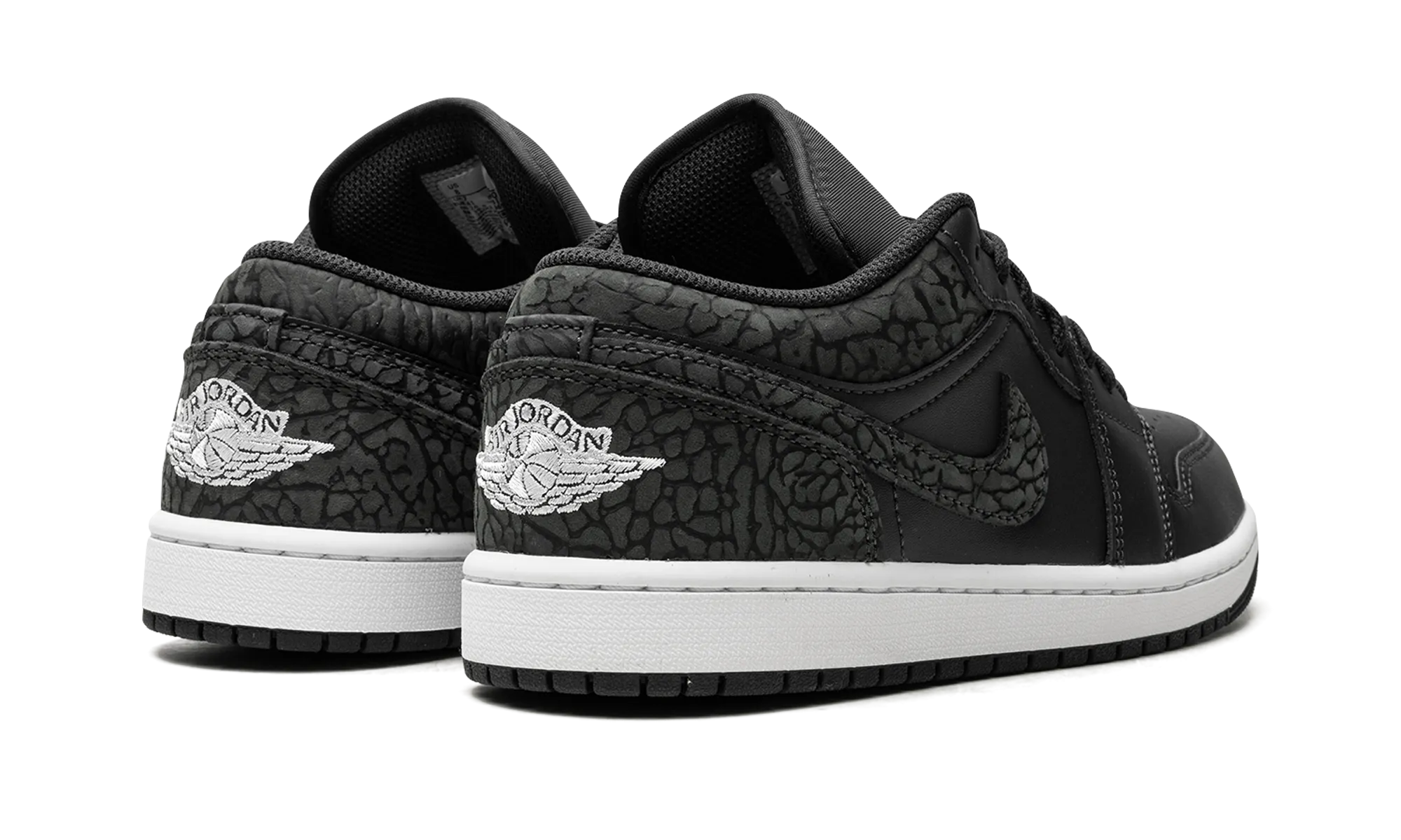 Cushion Footbed Air Jordan 1 Low "Black Elephant"