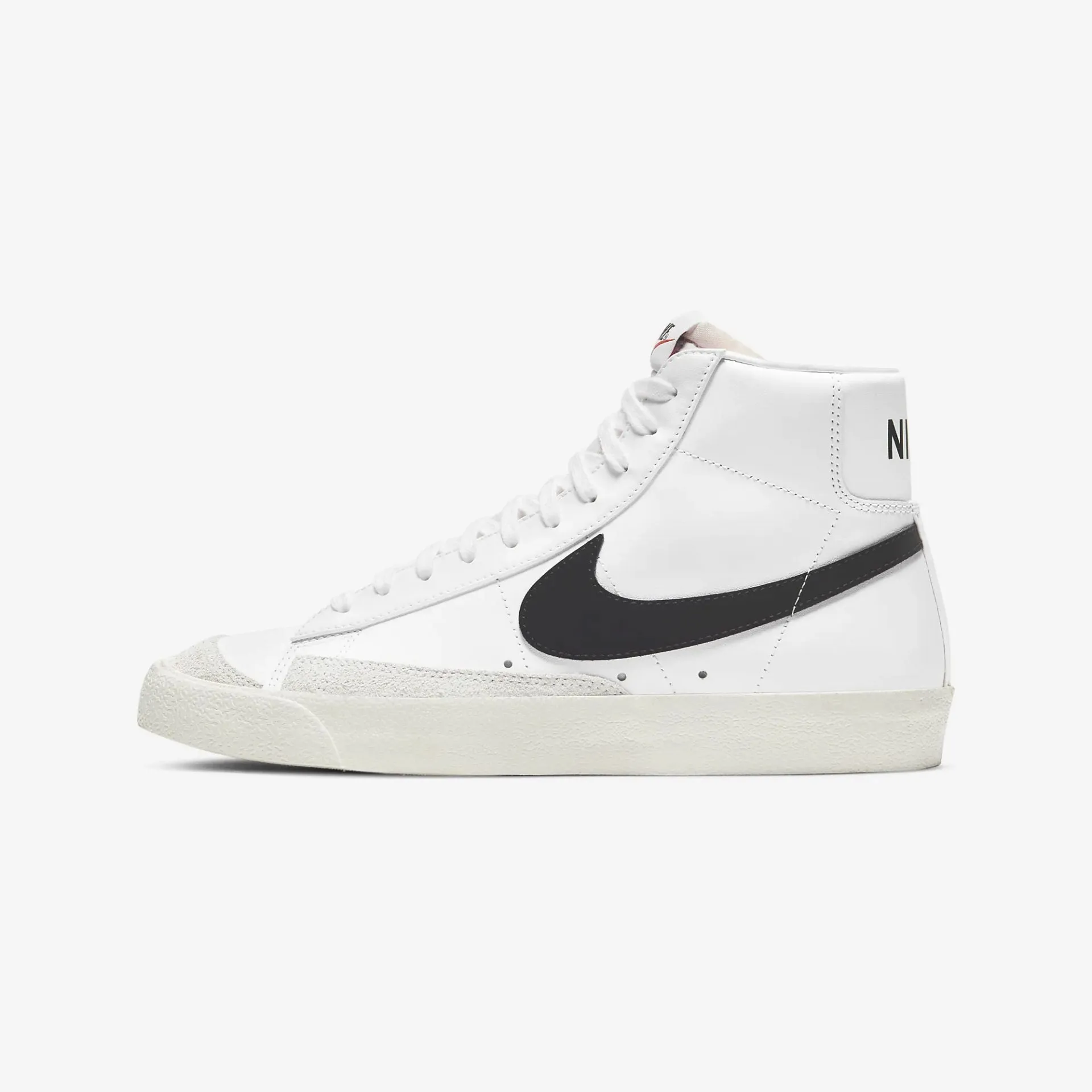 Nike | BLAZER MID'77 VINTAGE { BLACK/WHITE Tennis Court Adaptive Grip