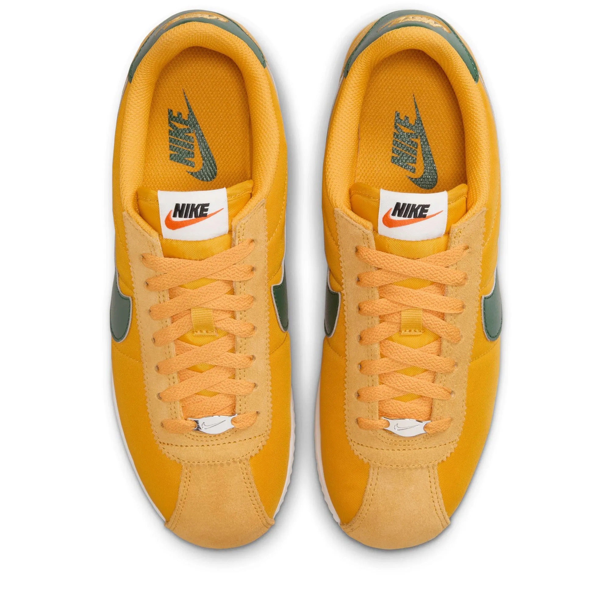 Urban breathability Modern Vibe Women's Nike Cortez Textile - Yellow Ochre/Gorge Green