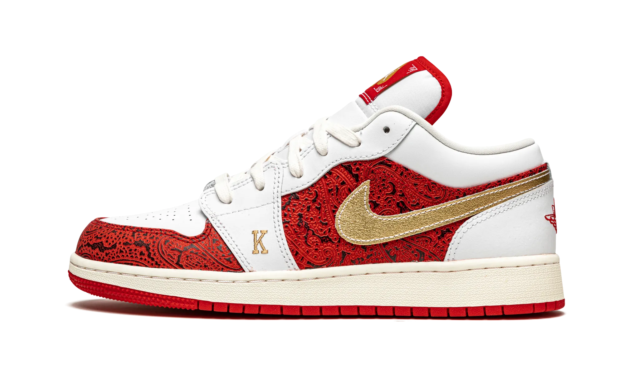 Air Jordan 1 Low SE GS "Spades" Quick Movement