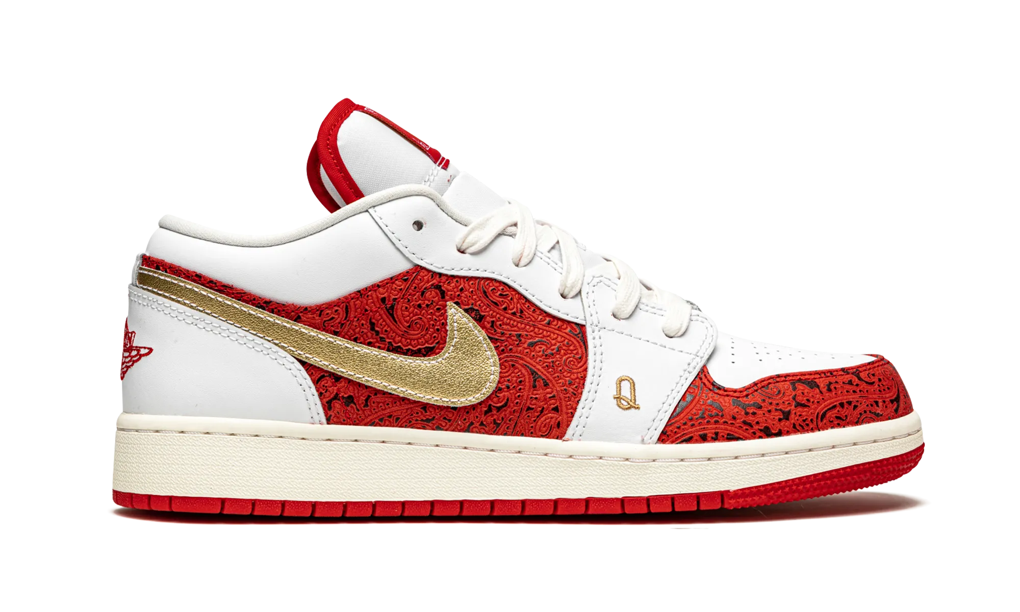 Air Jordan 1 Low SE GS "Spades" Foam Backing Fit Anywhere