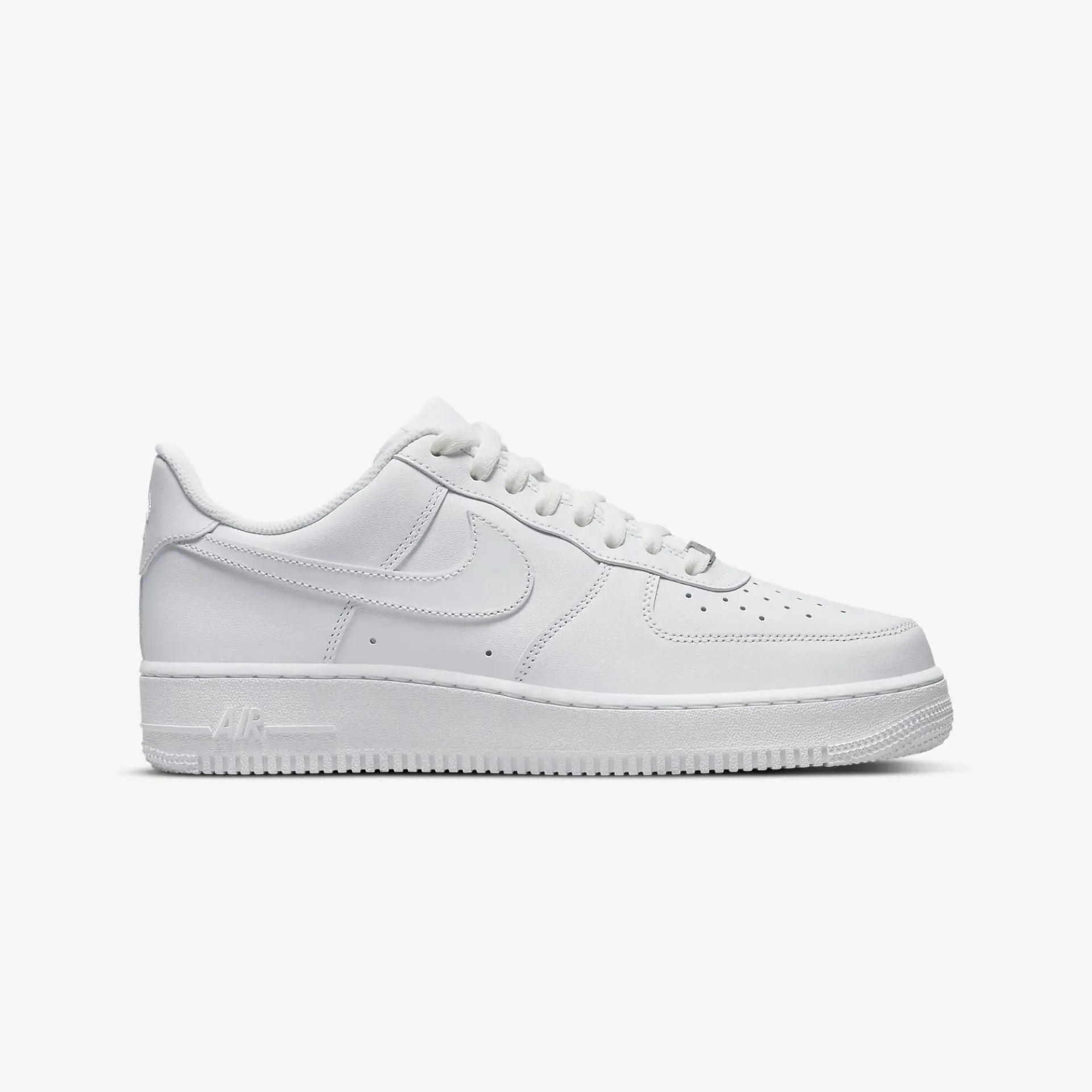 No Bulk Thermoplastic Heel Stabilizers Nike | AIR FORCE 1 '07 { TRIPLE WHITE