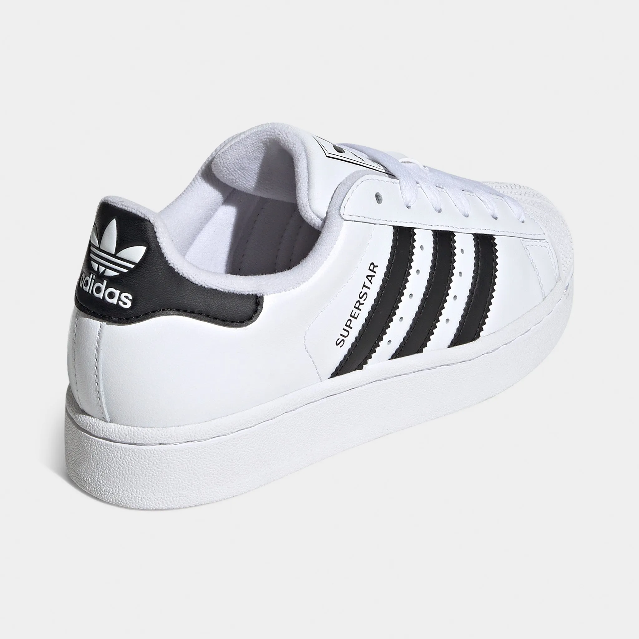 adidas Juniors' Superstar II Footwear White / Core Black Shock absorption tech Zero Drop Platforms